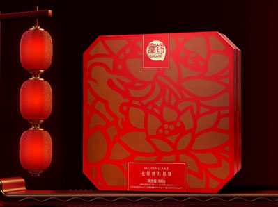 富錦七星伴月月餅（八角盒）